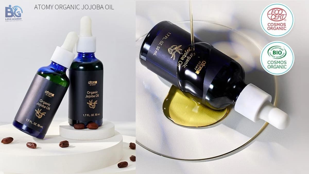 Atomy Organic Jojoba Oil 50ml – Tinh Dầu Hữu Cơ Kiểm Soát Nhờn Và Phục Hồi Da