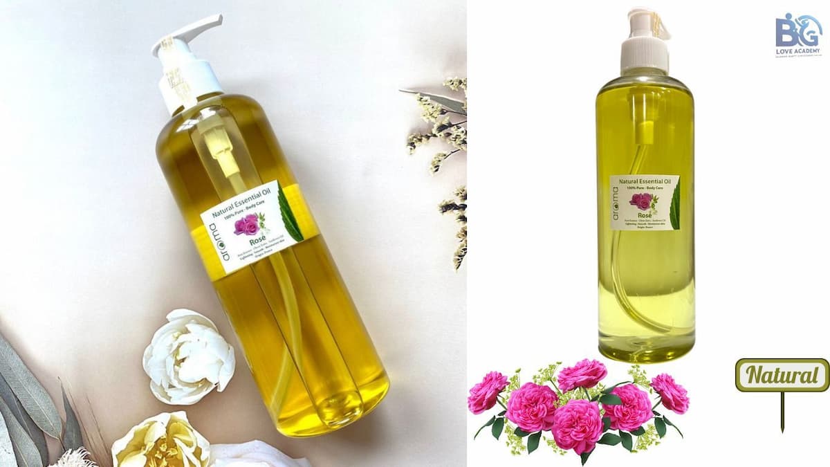 Dầu Massage Hoa Hồng 100% Thiên Nhiên Dưỡng Ẩm Da, Giảm Mệt Mỏi Và Thăng Hoa Cảm Xúc