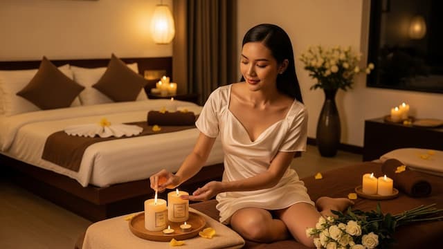 Cách Tạo Không Gian Massage Lãng Mạn Tại Nhà: Đánh Thức 5 Giác Quan